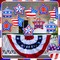 12 Pcs 4th of July Inflatable Balloons Patriotic Outdoor Decorations 12'' PVC American Flag Star Hanging Ornaments White Red Blue Inflatable for Independence Day Party Outdoor Yard Decor